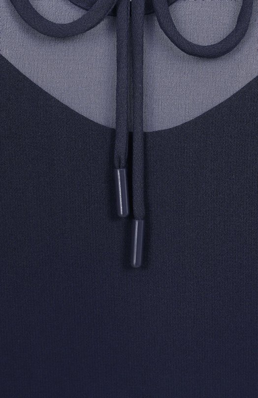 Шелковая блузка Max Mara Studio VALDAI Синий  VALDAI Фото 6