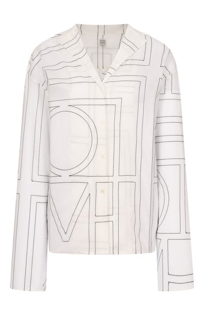 Женская рубашка из лиоцелла и хлопка TOTEME, арт. 243-WRT976-FB0239