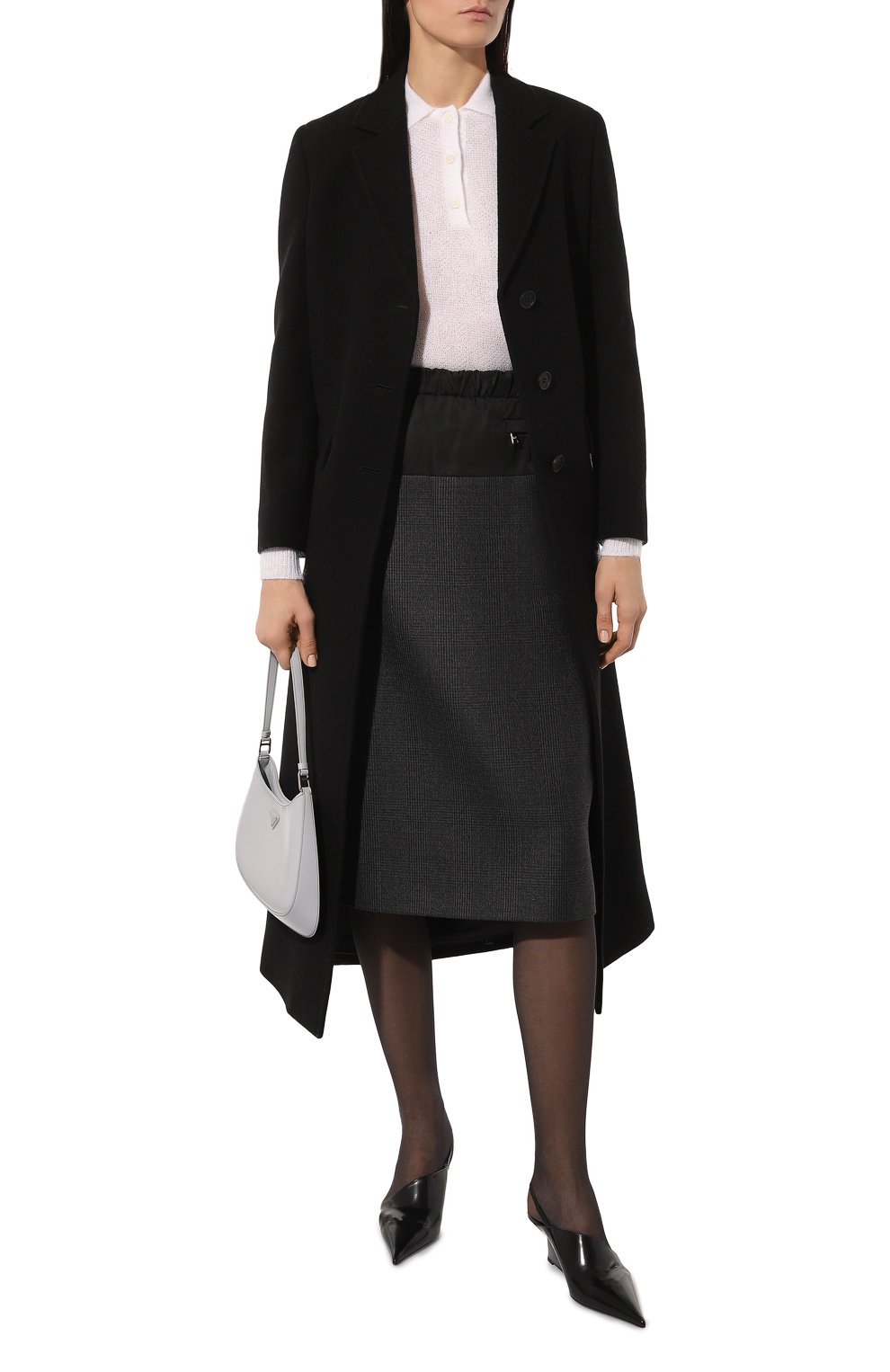 Шерстяная юбка PRADA, арт. P198S-1ZJU-F0806-212, фото 2