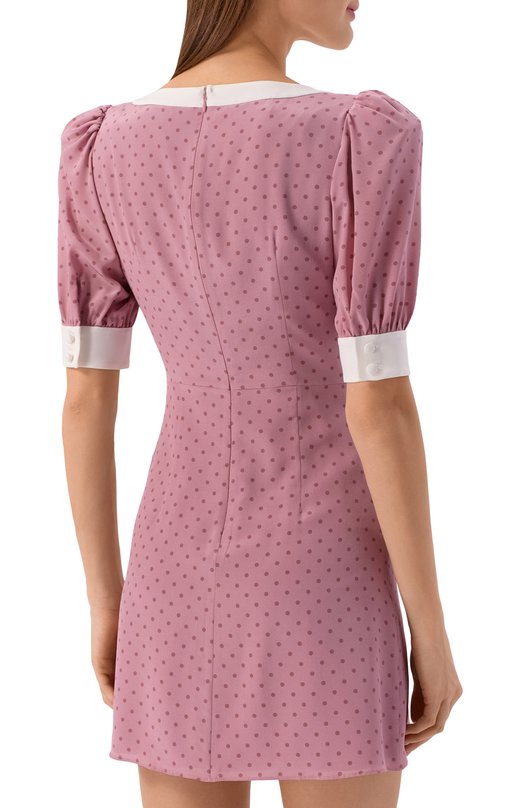 Шелковое платье Alessandra Rich FABX3895/F4686 Розовый  FABX3895/F4686 Фото 3