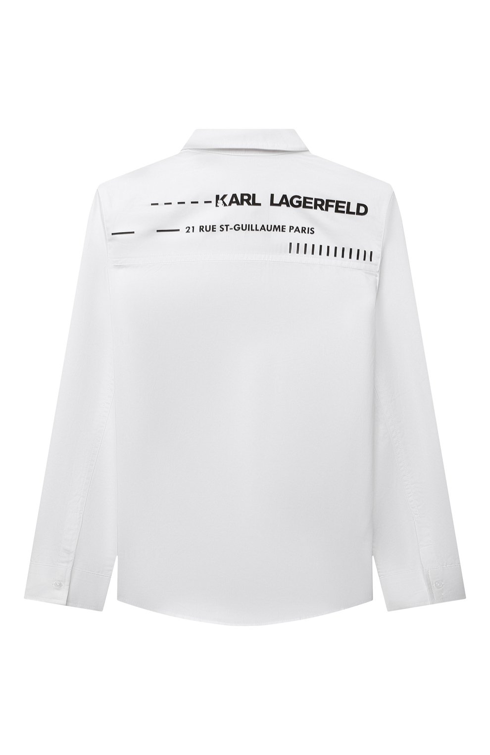 Хлопковая рубашка KARL LAGERFELD KIDS, арт. Z25317, фото 2