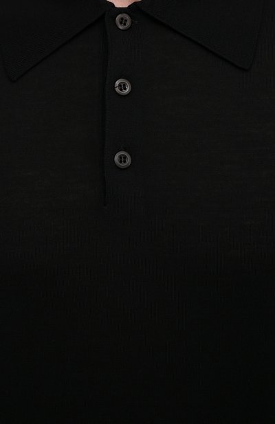 Шерстяное поло PRADA черного цвета по цене 120000 руб., арт. UMA290-C5W-F0002-151, фото 5 Шерстяное поло PRADA, арт. UMA290-C5W-F0002-151, фото 5