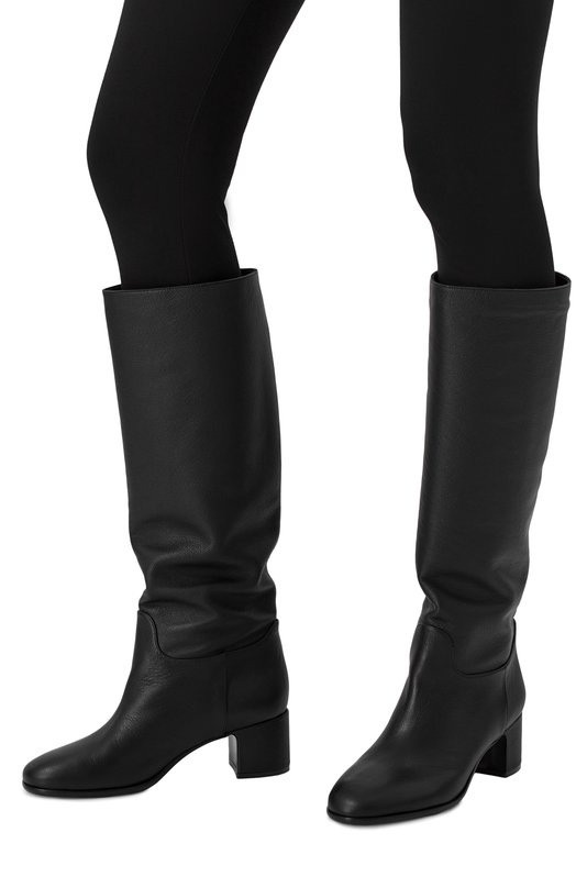 Кожаные сапоги Nuova Mun Casadei 1S405A0511/HIPP0 Чёрный  1S405A0511/HIPP0 Фото 2