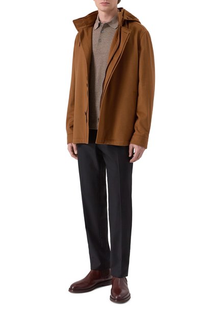 Хлопковое поло ZEGNA, арт. E739/UE394A8, фото 2