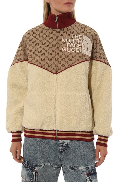 Толстовка the north face x gucci GUCCI разноцветного цвета по цене 172800 руб., арт. 672394 XJDS0, фото 3 Толстовка the north face x gucci GUCCI, арт. 672394 XJDS0, фото 3