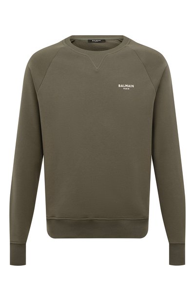 Мужской хлопковый свитшот BALMAIN, арт. DH1JQ005/BB04