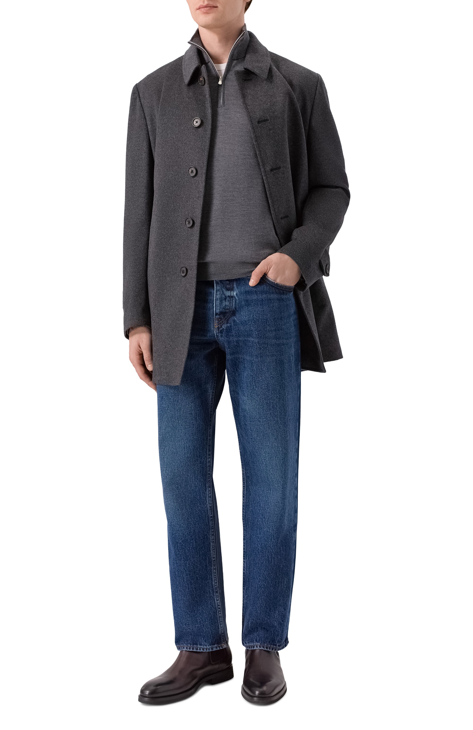 Джемпер из шерсти и шелка ANDREA CAMPAGNA, арт. M5625-5306, фото 2