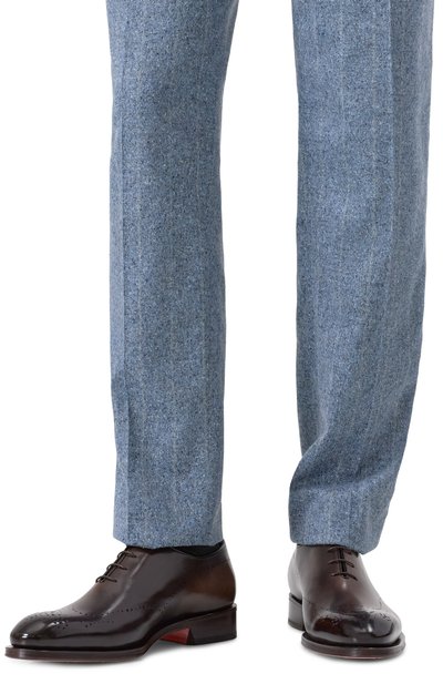 Кожаные оксфорды carter SANTONI, арт. MCCG18542MC8HFUL, фото 3