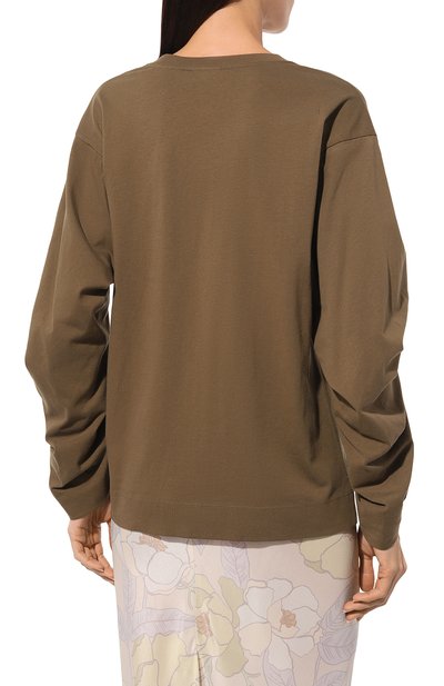 Хлопковый пуловер DRIES VAN NOTEN, арт. 242-011114-9603, фото 4