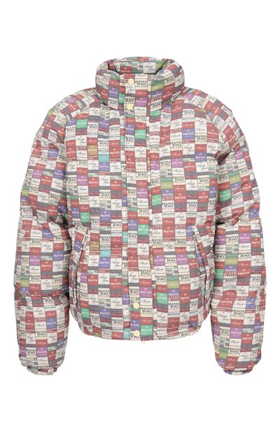 Женский пуховик PLANTA ROSA, арт. PR/DJ005/PRINTWALLPAPER