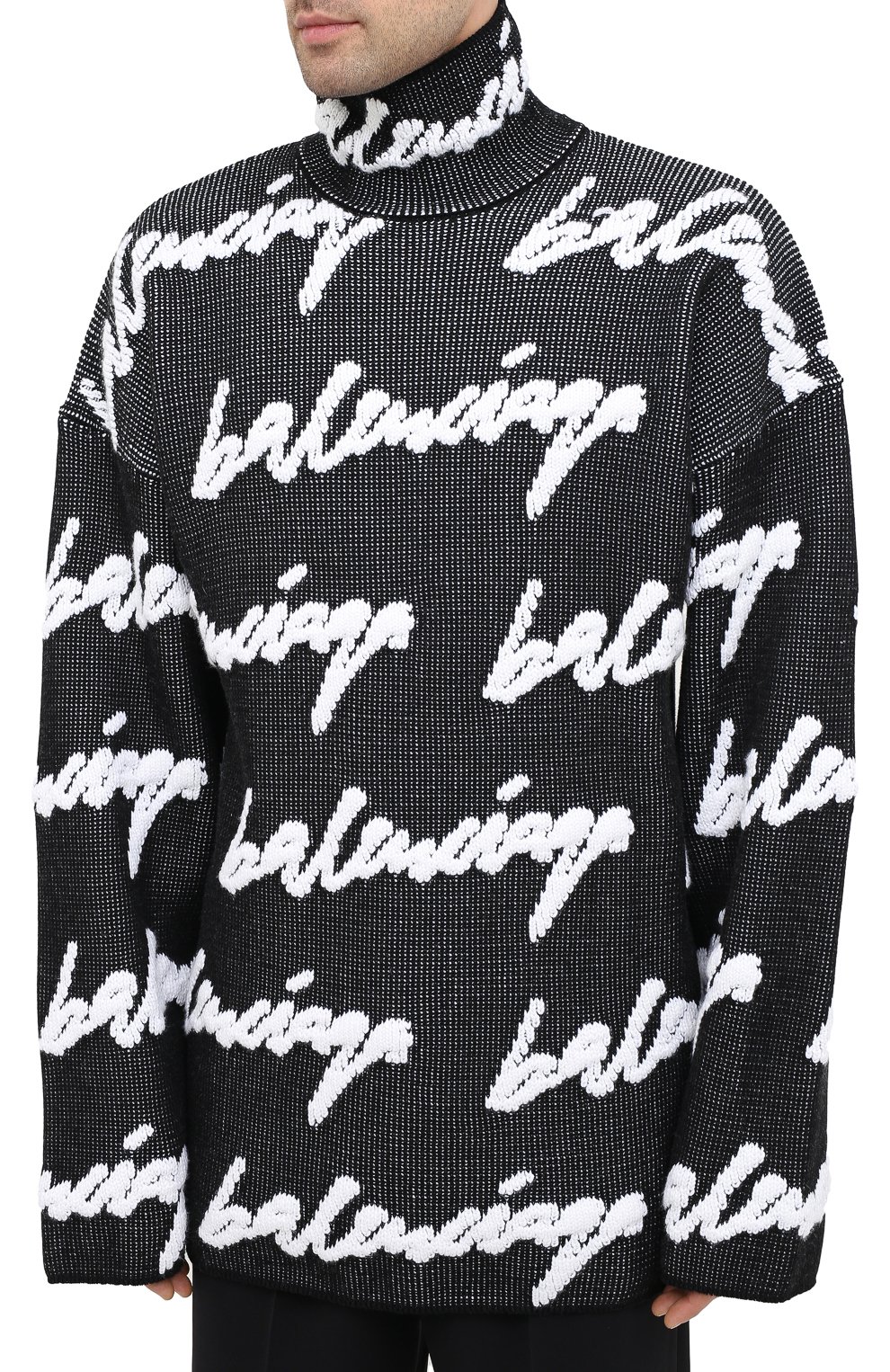 Свитер из хлопка и шерсти BALENCIAGA, арт. 625927/T3180, фото 4