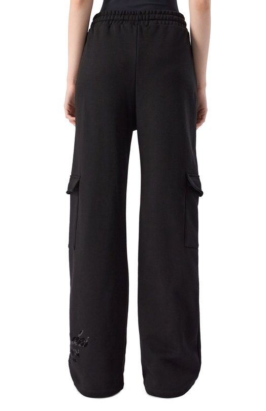 Хлопковые брюки-карго Comme des Fuckdown CFABW01398 Чёрный  CFABW01398 Фото 4