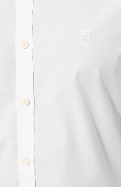 Хлопковая рубашка BURBERRY, арт. 8032308A1464, фото 5