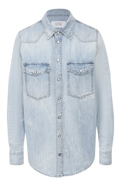 Женская джинсовая рубашка GIVENCHY, арт. BW60LT50DL