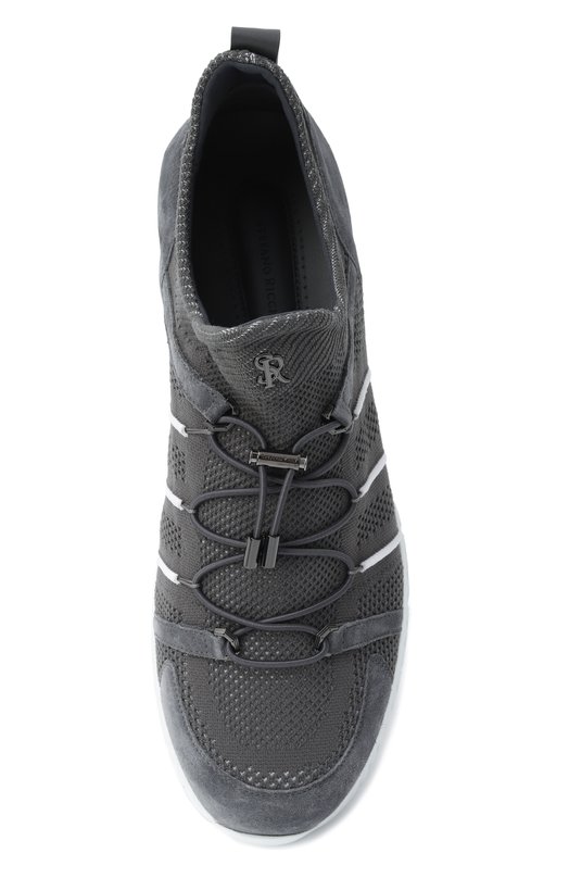 Комбинированные кроссовки Stefano Ricci UV689G6626/SDPWYT Серый  UV689G6626/SDPWYT Фото 6