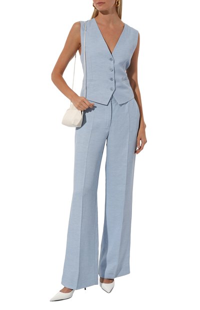 Жилет из вискозы и льна P.A.R.O.S.H., арт. D410028, фото 2