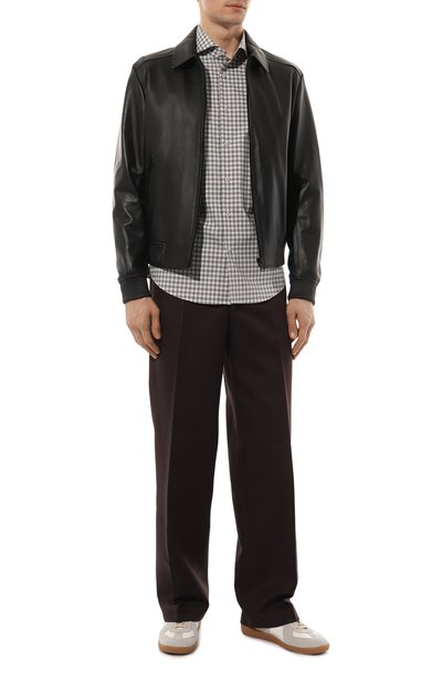 Кожаная куртка BOSS черного цвета по цене 48200 руб., арт. 50482204, фото 2 Кожаная куртка BOSS, арт. 50482204, фото 2