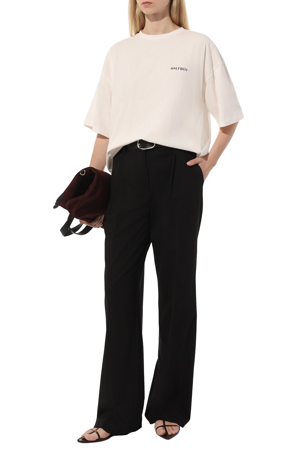 Хлопковая футболка HALFBOY, арт. HSS241WTTS028, фото 2