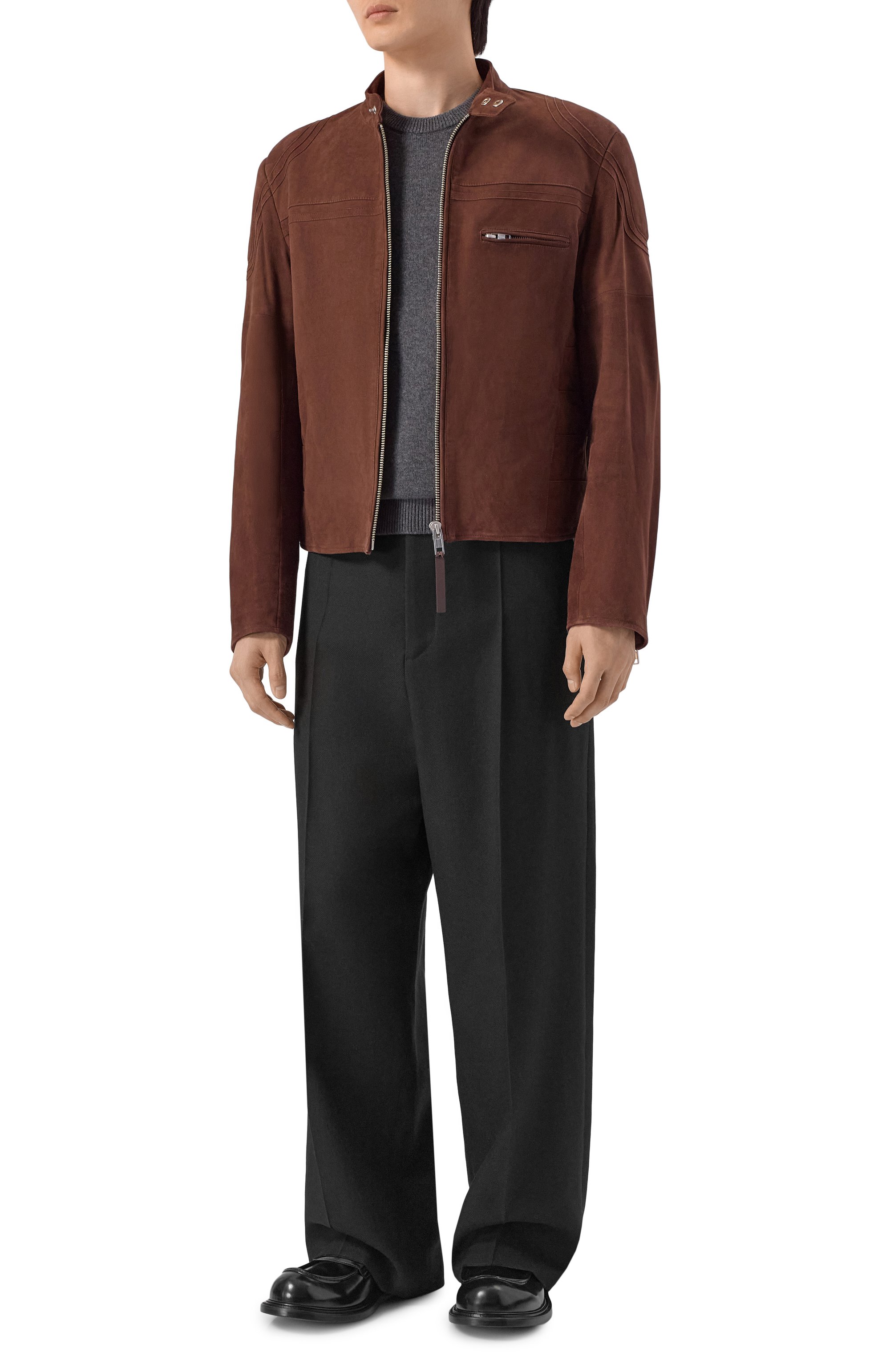 Кожаные пенни-лоферы MOSCHINO, арт. MB10684C00/GB0, фото 2