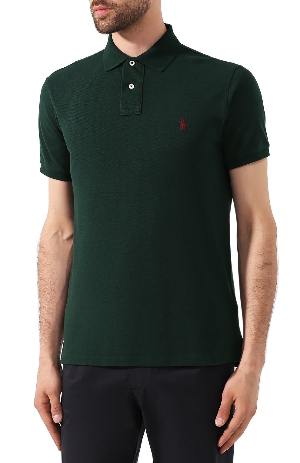 Хлопковое поло POLO RALPH LAUREN, арт. 710680784, фото 3