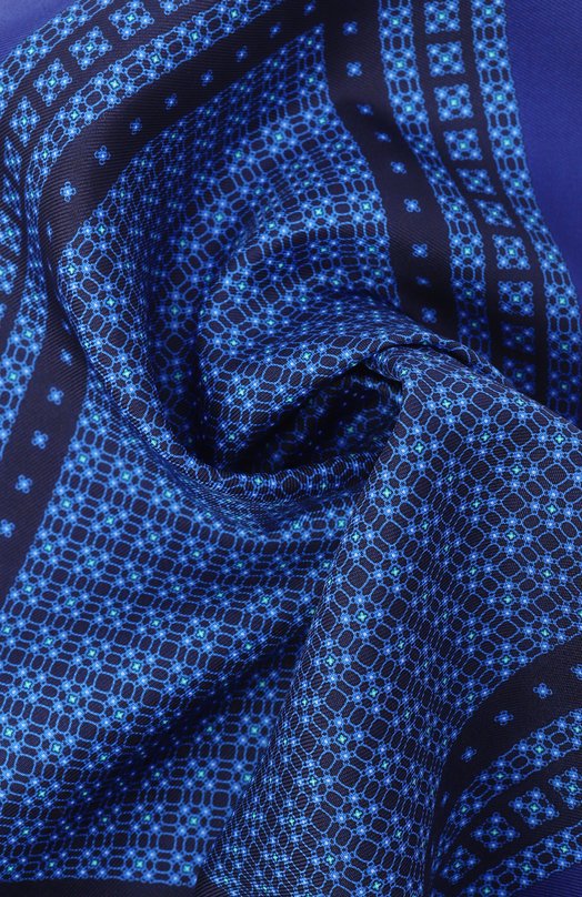 Шелковый комплект из галстука и платка Stefano Ricci DH/59101 Синий  DH/59101 Фото 6