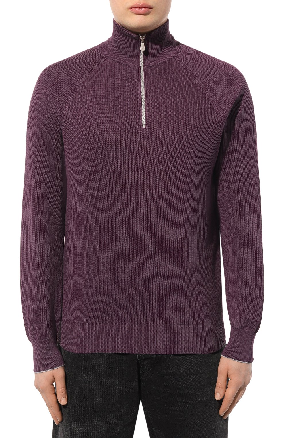 Хлопковый джемпер BRUNELLO CUCINELLI, арт. M2900B2021, фото 3