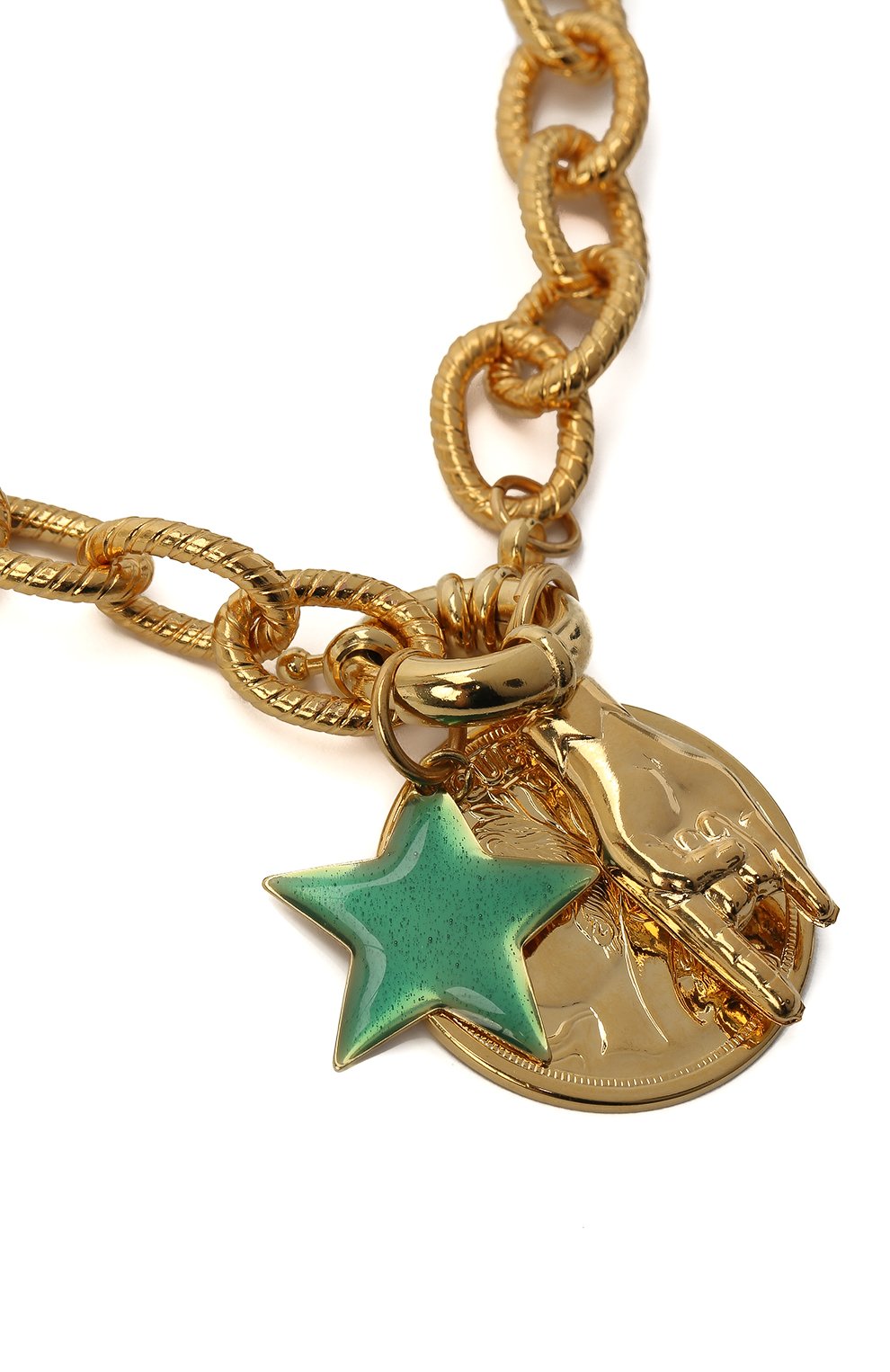 Колье HYPSO, арт. C0LLIER PERS0 WITH 3 BREL0QUES, фото 2