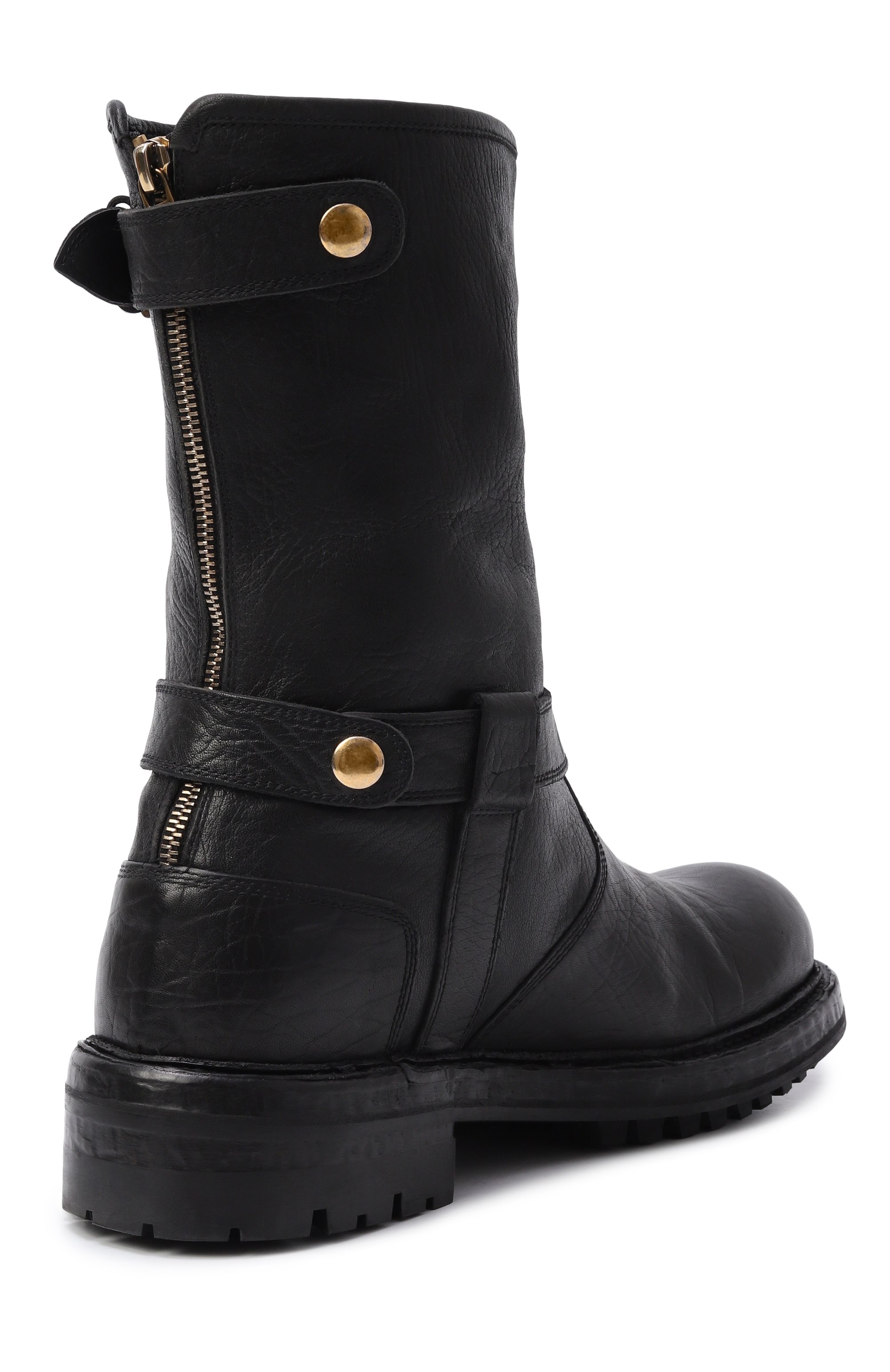 Кожаные сапоги DOLCE & GABBANA, арт. A70032/AW352, фото 5