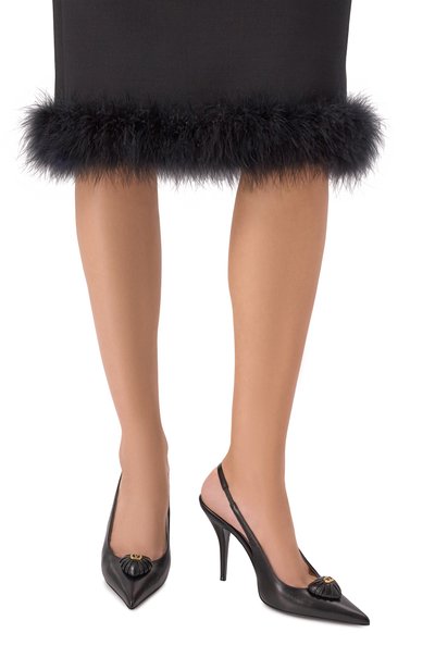 Кожаные туфли coeur royal 100 VALENTINO черного цвета по цене 125500 руб., арт. 9W2S0PR9/DMD, фото 2 Кожаные туфли coeur royal 100 VALENTINO, арт. 9W2S0PR9/DMD, фото 2
