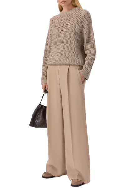 Женский льняной свитер BRUNELLO CUCINELLI, арт. MC0564700