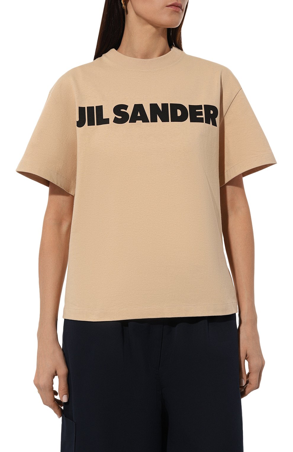 Хлопковая футболка JIL SANDER, арт. J02GC0001/J20215, фото 3
