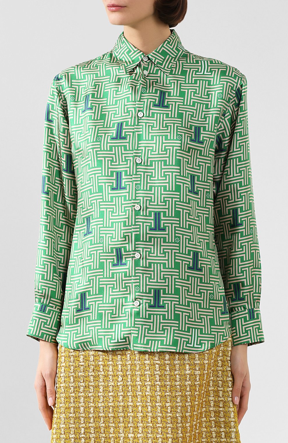 Шелковая блузка LANVIN, арт. RW-T0670I-4231-H19, фото 3
