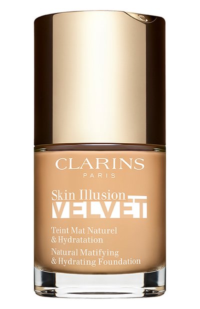 Женское увлажняющий тональный крем с матовым покрытием skin illusion velvet, 106n vanilla (30ml) CLARINS, арт. 80079897
