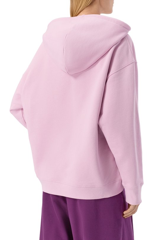 Хлопковое худи Marni FLJE0242S0/USCY85 Розовый  FLJE0242S0/USCY85 Фото 4