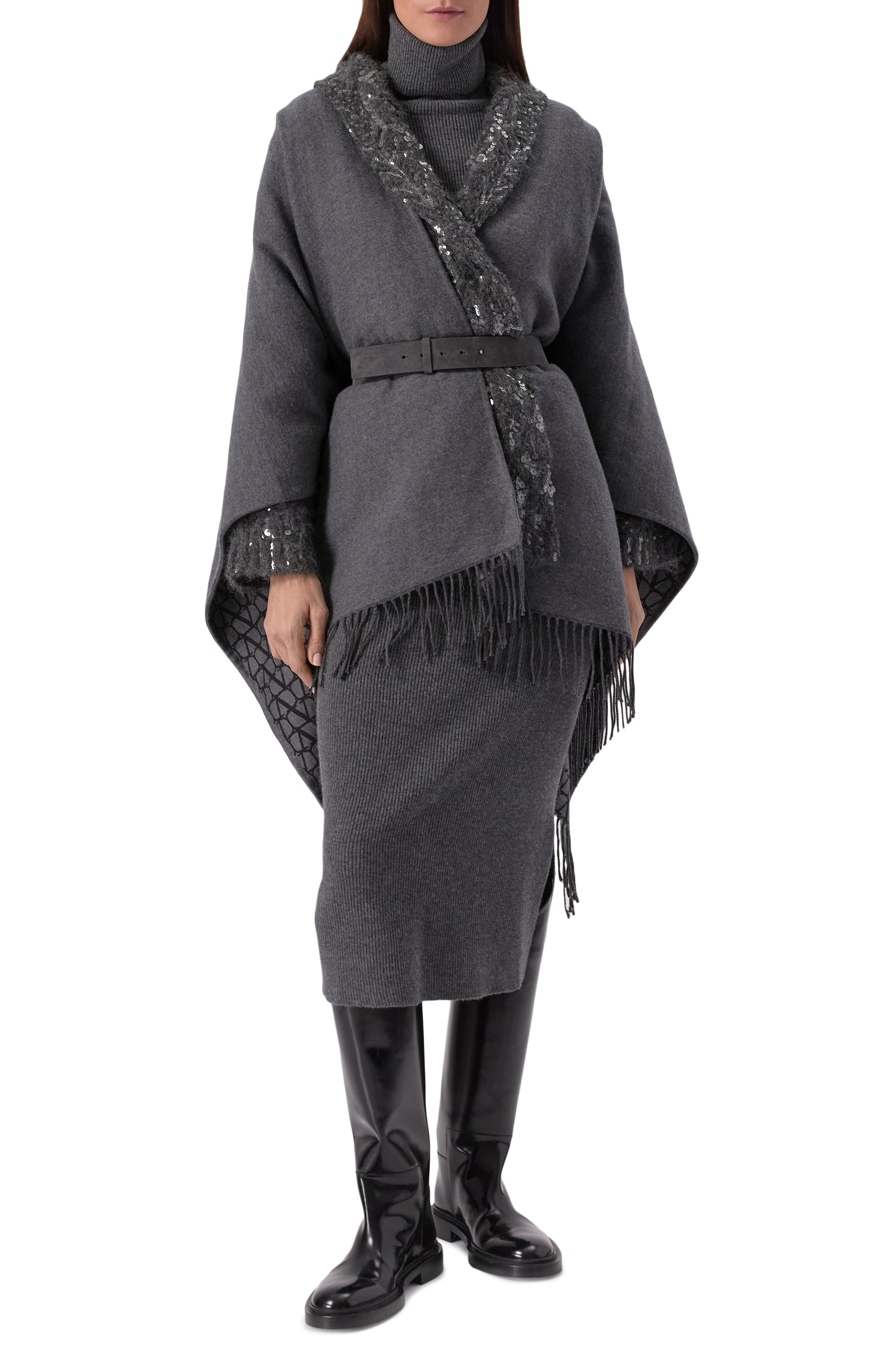 Юбка из шерсти и кашемира BRUNELLO CUCINELLI, арт. M16129389, фото 2