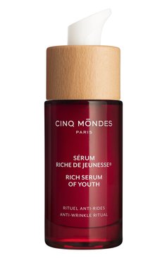 Сыворотка молодости rich serum of youth (30ml) CINQ MONDES бесцветного цвета, арт. 1112004F | Фото 1 (Региональные ограничения белый список (Axapta Mercury): Не проставлено; Нос: Не проставлено; Тип продукта: Сыворотки; Назначение: Для лица)