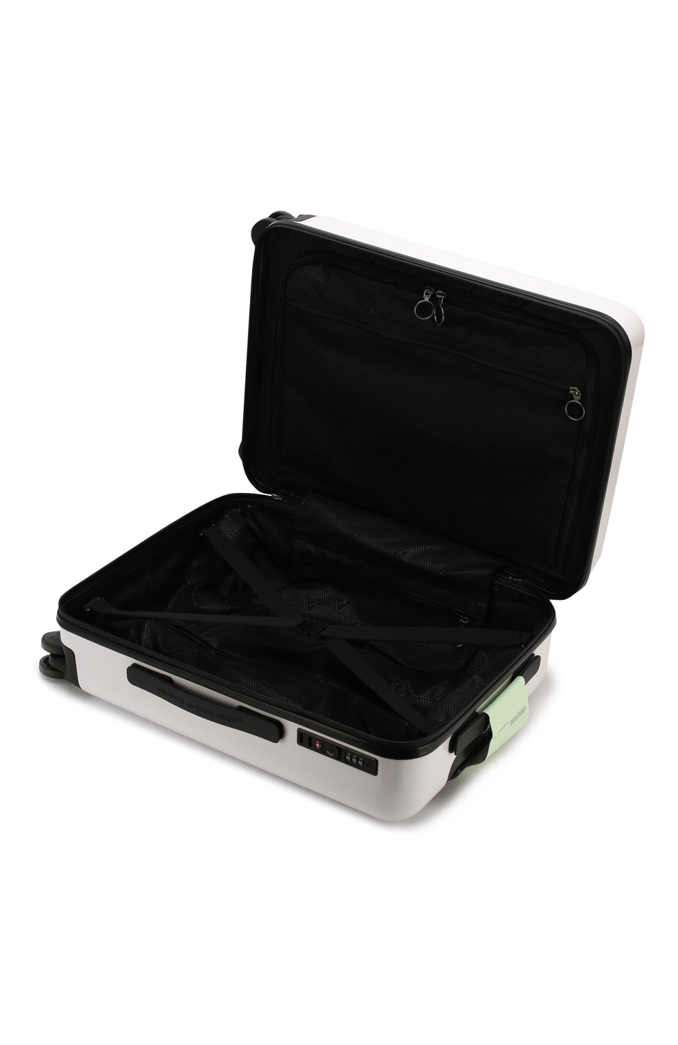 Дорожный чемодан arrow OFF-WHITE белого цвета по цене 89950 руб., арт. 0WNG001R20F610670101, фото 3 Дорожный чемодан arrow OFF-WHITE, арт. 0WNG001R20F610670101, фото 3