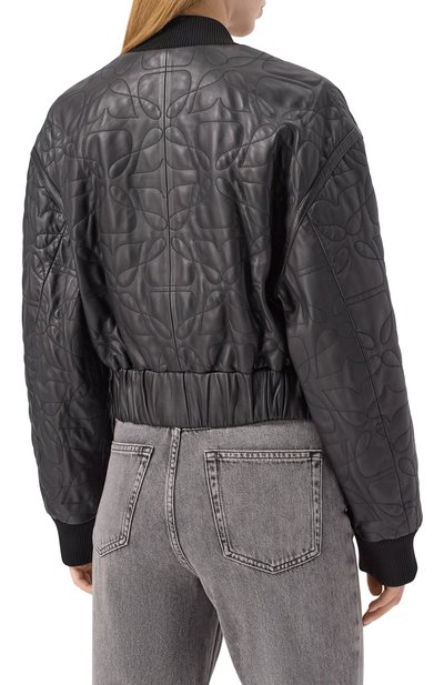 Кожаный бомбер HUGO, арт. 50542331, фото 4