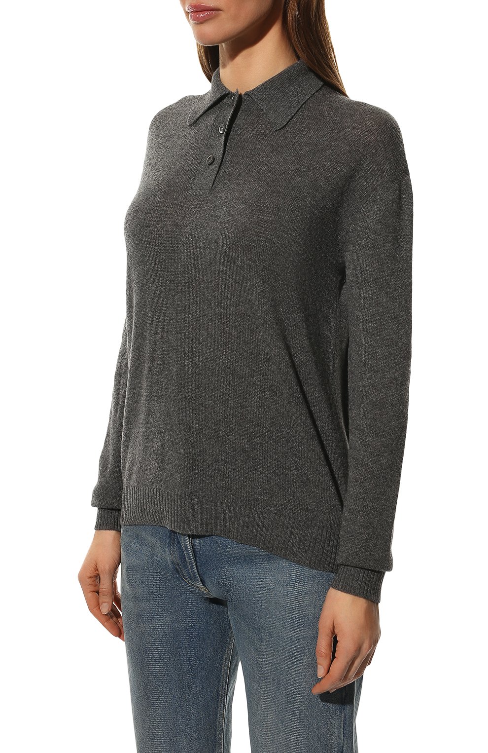 Кашемировое поло PRADA, арт. P24Q1P-100H-F0480-221, фото 3