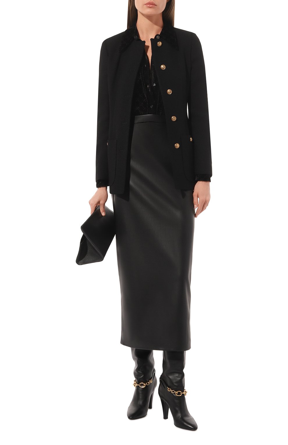 Шерстяной жакет GUCCI, арт. 674331 ZAAK4, фото 2