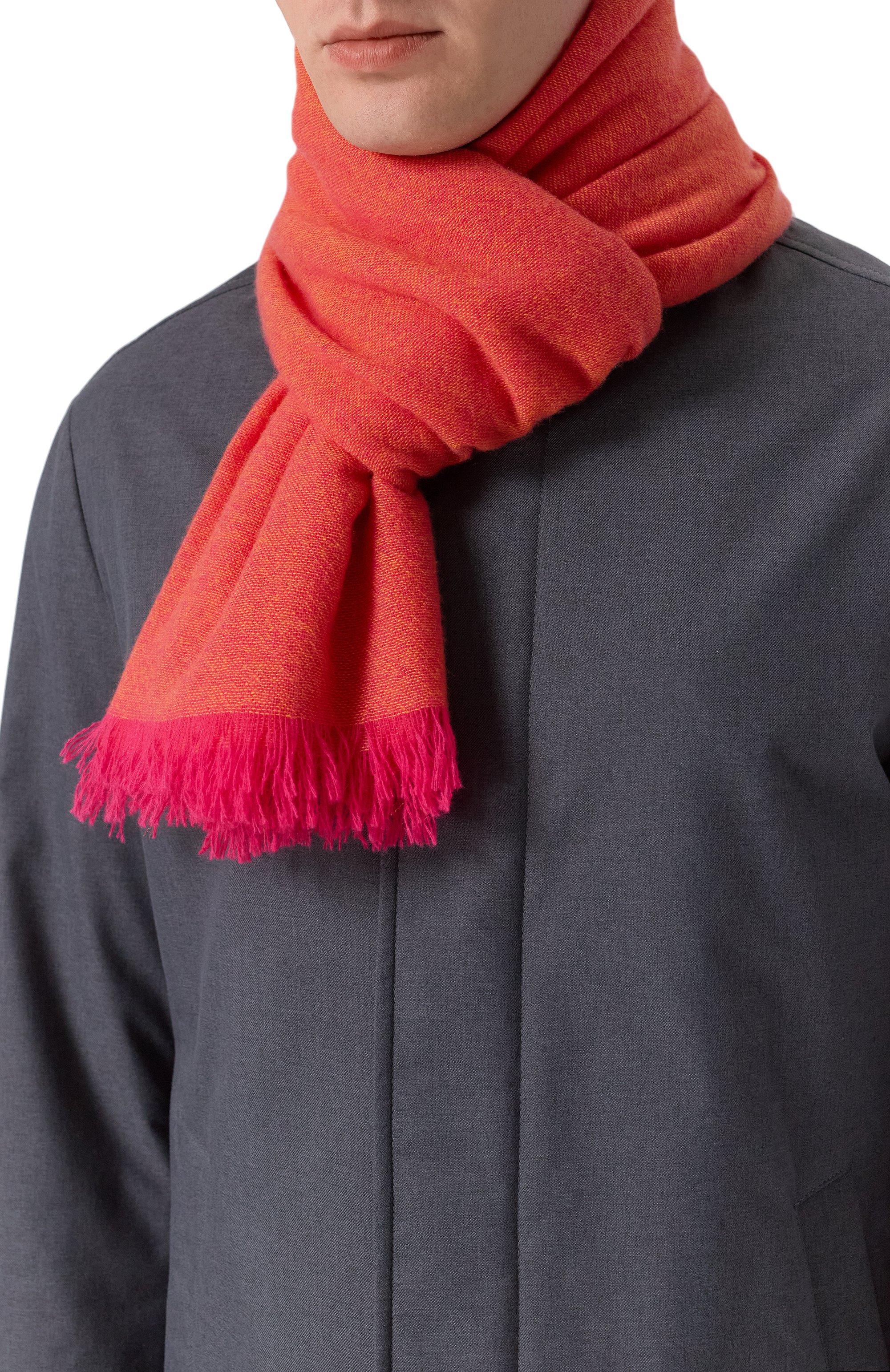 Кашемировый шарф KITON, арт. USCIACK0255H07, фото 2