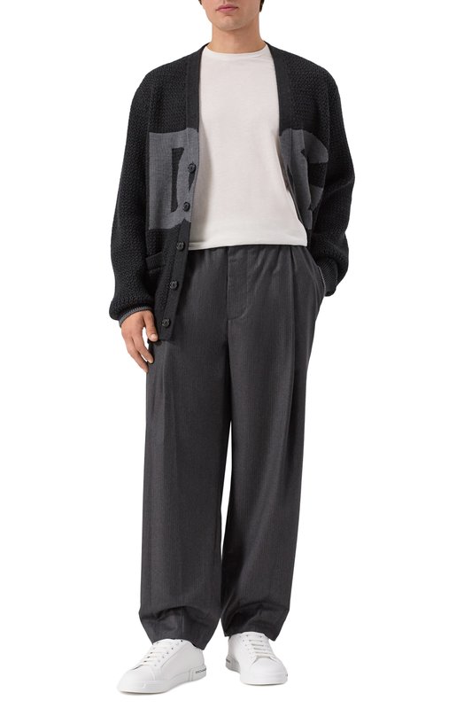 Шерстяные брюки Giorgio Armani GM002253/TE17957 Серый  GM002253/TE17957 Фото 2