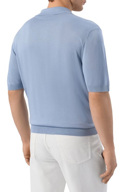 Шелковое поло KITON, арт. UMK0852, фото 4