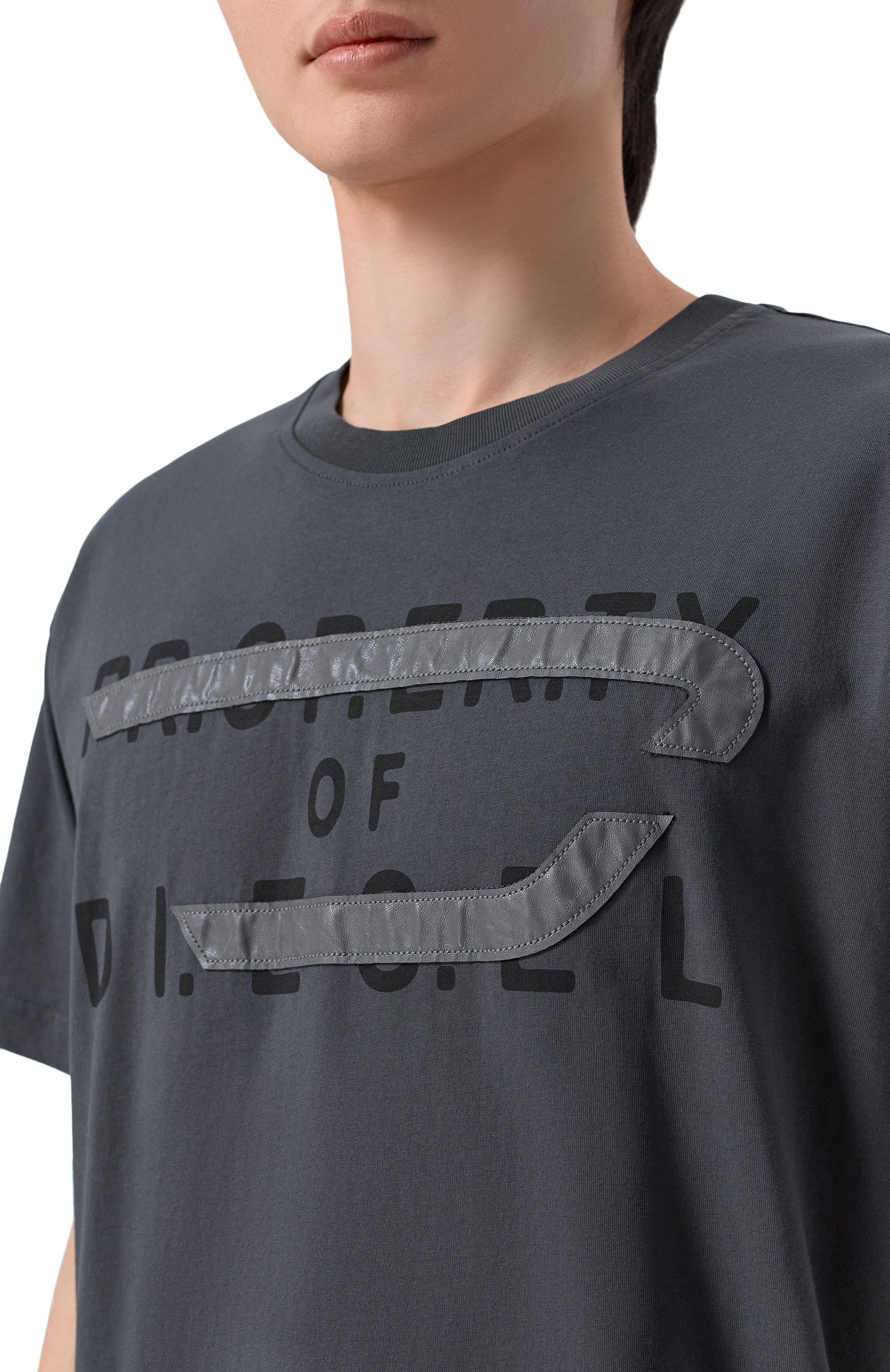 Хлопковая футболка DIESEL, арт. A21027/0DMBJ, фото 5