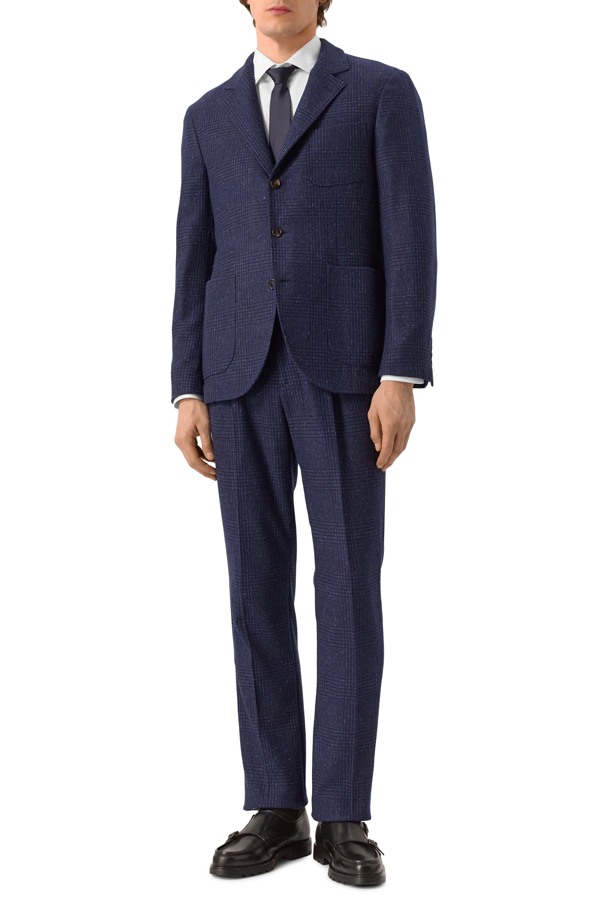 Хлопковая сорочка CANALI белого цвета по цене 30900 руб., арт. CCL7018/GA03326, фото 2 Хлопковая сорочка CANALI, арт. CCL7018/GA03326, фото 2