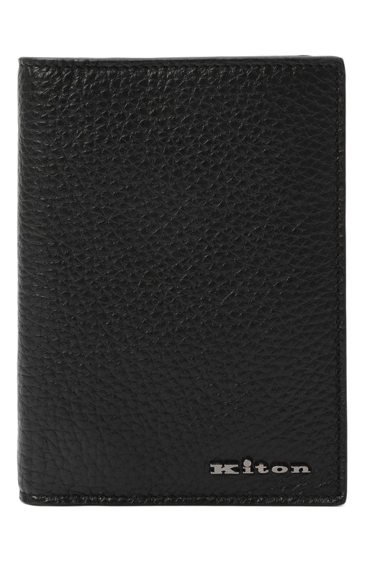 Кожаная обложка для паспорта Kiton UPEA043N0127101 Чёрный UPEA043N0127101