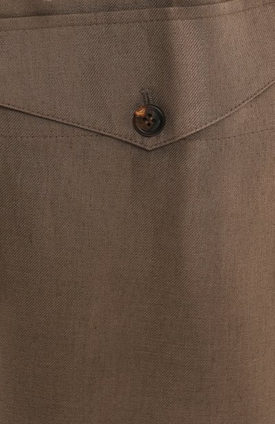 Брюки из смеси льна и хлопка BRUNELLO CUCINELLI, арт. M0H85P7219, фото 5