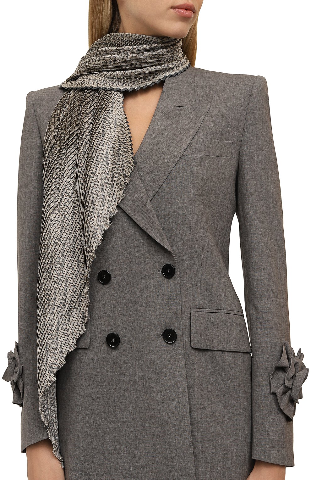 Шелковый шарф GIORGIO ARMANI, арт. 795207/4F114, фото 2