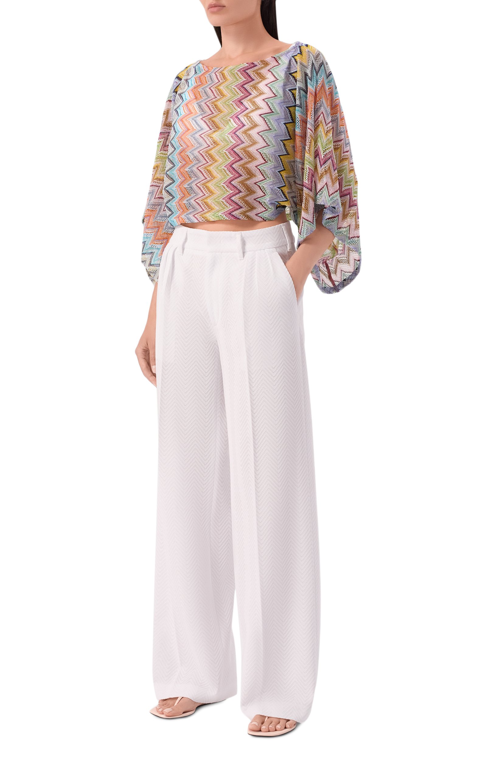 Топ MISSONI разноцветного цвета по цене 93050 руб., арт. MC26WK00/BR015Y, фото 2 Топ MISSONI, арт. MC26WK00/BR015Y, фото 2