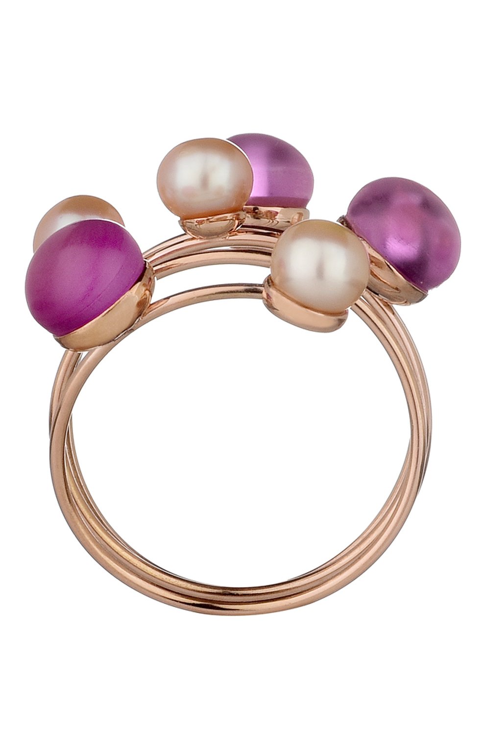 Кольцо MIMI бесцветного цвета по цене 114400 руб., арт. A21VZK2DRO, фото 3 Кольцо MIMI, арт. A21VZK2DRO, фото 3